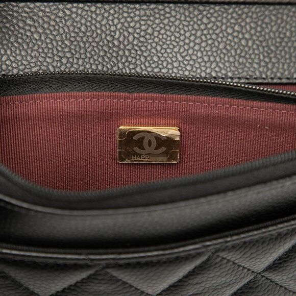 Chanel Coco Mark Matelasse Caviar Skin Chain Shoulder Bag - Picture 6 of 7